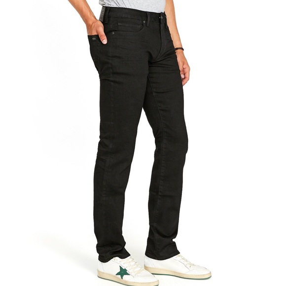 NWT Buffalo David Bitton Black Straight Six Stretch Jeans - Picture 3 of 4
